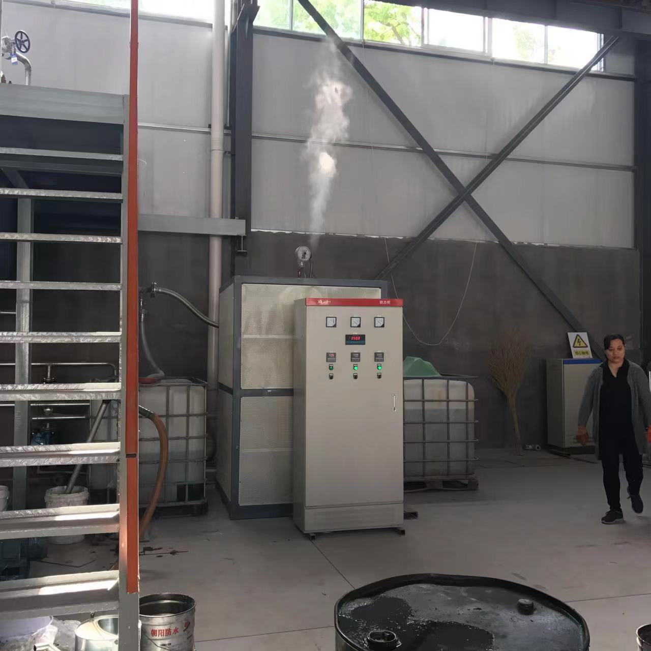 防水涂料生產(chǎn)過(guò)程中應(yīng)用電磁蒸汽發(fā)生器